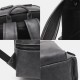 Men PU Leather Multi-pocket Breathable Backpack Retro Large Capacity 14 Inch Laptop Bag Men PU Leather Multi-pocket Breathable Backpack Retro Large Capacity 14 Inch Laptop Bag