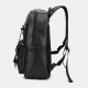 Men PU Leather Large Capacity Multi-pocket Vintage 14 Inch Laptop Backpack Men PU Leather Large Capacity Multi-pocket Vintage 14 Inch Laptop Backpack