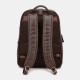 Men PU Leather Large Capacity Multi-pocket Vintage 14 Inch Laptop Backpack Men PU Leather Large Capacity Multi-pocket Vintage 14 Inch Laptop Backpack
