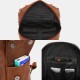 Men Vintage Large Capacity PU Leather Multi-pocket 14 Inch Laptop Bag Backpack Men Vintage Large Capacity PU Leather Multi-pocket 14 Inch Laptop Bag Backpack