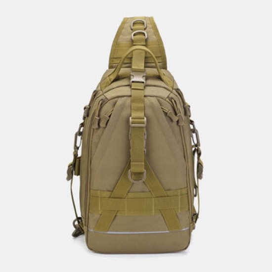 Men Oxford Camo Multifunction Waterproof Outdoor Sports Riding Tactical Shoulder Bag Crossbody Bag Chest Bag Men Oxford Camo Multifunction Waterproof Outdoor Sports Riding Tactical Shoulder Bag Crossbody Bag Chest Bag