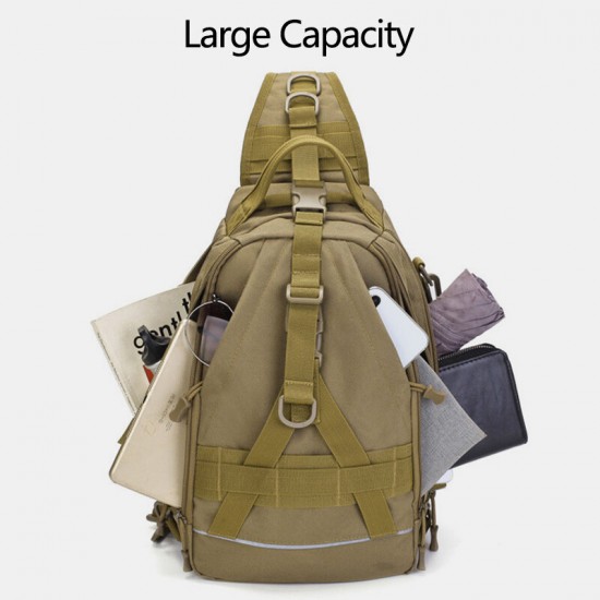 Men Oxford Camo Multifunction Waterproof Outdoor Sports Riding Tactical Shoulder Bag Crossbody Bag Chest Bag Men Oxford Camo Multifunction Waterproof Outdoor Sports Riding Tactical Shoulder Bag Crossbody Bag Chest Bag