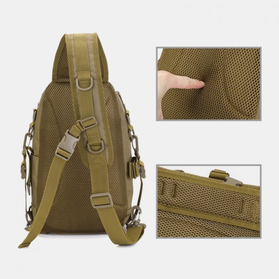 Men Oxford Camo Multifunction Waterproof Outdoor Sports Riding Tactical Shoulder Bag Crossbody Bag Chest Bag Men Oxford Camo Multifunction Waterproof Outdoor Sports Riding Tactical Shoulder Bag Crossbody Bag Chest Bag