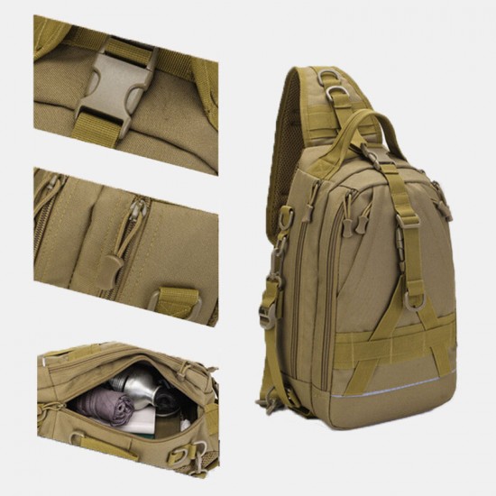 Men Oxford Camo Multifunction Waterproof Outdoor Sports Riding Tactical Shoulder Bag Crossbody Bag Chest Bag Men Oxford Camo Multifunction Waterproof Outdoor Sports Riding Tactical Shoulder Bag Crossbody Bag Chest Bag