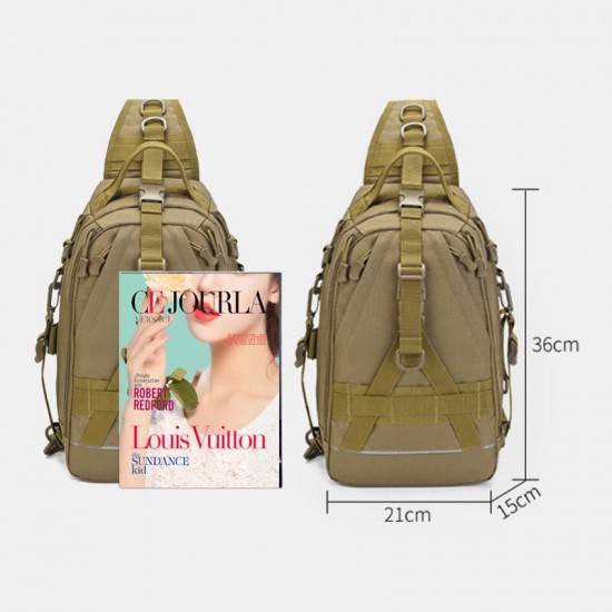 Men Oxford Camo Multifunction Waterproof Outdoor Sports Riding Tactical Shoulder Bag Crossbody Bag Chest Bag Men Oxford Camo Multifunction Waterproof Outdoor Sports Riding Tactical Shoulder Bag Crossbody Bag Chest Bag