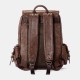 Men Stitching Large Capacity Waterproof PU Leather Backpack Retro Multi-pocket 15.6 Inch Laptop Bag Men Stitching Large Capacity Waterproof PU Leather Backpack Retro Multi-pocket 15.6 Inch Laptop Bag