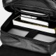 Men Stitching Large Capacity Waterproof PU Leather Backpack Retro Multi-pocket 15.6 Inch Laptop Bag Men Stitching Large Capacity Waterproof PU Leather Backpack Retro Multi-pocket 15.6 Inch Laptop Bag