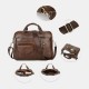 Men Genuine Leather Multi-pocket Vintage 14 Inch Laptop Bag Briefcases Crossbody Bag Shoulder Bag Handbag Men Genuine Leather Multi-pocket Vintage 14 Inch Laptop Bag Briefcases Crossbody Bag Shoulder Bag Handbag