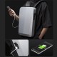 Men 15.6 inch Computer Bag Business Waterproof USB Charging Port Password Lock Anti-theft Plastic Hard Shell Large Capacity Backpack Men 15.6 inch Computer Bag Business Waterproof USB Charging Port Password Lock Anti-theft Plastic Hard Shell Large Capacity Backpack