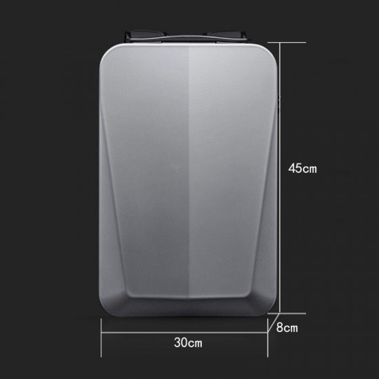 Men 15.6 inch Computer Bag Business Waterproof USB Charging Port Password Lock Anti-theft Plastic Hard Shell Large Capacity Backpack Men 15.6 inch Computer Bag Business Waterproof USB Charging Port Password Lock Anti-theft Plastic Hard Shell Large Capacity Backpack