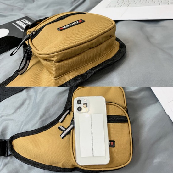 Unisex Multi-pocketStylish Vintage Oxford Travel Crossbody Bag Chest Bag Shoulder Bag Unisex Multi-pocketStylish Vintage Oxford Travel Crossbody Bag Chest Bag Shoulder Bag