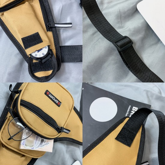 Unisex Multi-pocketStylish Vintage Oxford Travel Crossbody Bag Chest Bag Shoulder Bag Unisex Multi-pocketStylish Vintage Oxford Travel Crossbody Bag Chest Bag Shoulder Bag