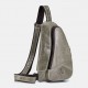 Men Genuine Leather Earphone Hole Design Large Capacity Vintage Chest Bag Cowhide Shoulder Crossbody Bag Men Genuine Leather Earphone Hole Design Large Capacity Vintage Chest Bag Cowhide Shoulder Crossbody Bag