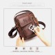 Men Genuine Leather Wear-resistant Headphone Hole Multi-pocket Vintage Crossbody Bag Shoulder Bag Men Genuine Leather Wear-resistant Headphone Hole Multi-pocket Vintage Crossbody Bag Shoulder Bag