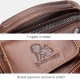 Men Genuine Leather Wear-resistant Headphone Hole Multi-pocket Vintage Crossbody Bag Shoulder Bag Men Genuine Leather Wear-resistant Headphone Hole Multi-pocket Vintage Crossbody Bag Shoulder Bag