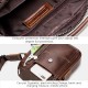 Men Genuine Leather Wear-resistant Headphone Hole Multi-pocket Vintage Crossbody Bag Shoulder Bag Men Genuine Leather Wear-resistant Headphone Hole Multi-pocket Vintage Crossbody Bag Shoulder Bag