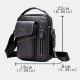 Men Genuine Leather Wear-resistant Headphone Hole Multi-pocket Vintage Crossbody Bag Shoulder Bag Men Genuine Leather Wear-resistant Headphone Hole Multi-pocket Vintage Crossbody Bag Shoulder Bag