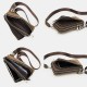 Men Vintage Genuine Leather Zip Side Convertible Straps Crossbody Bag Large Capacity Belt Bag Waist Bag Men Vintage Genuine Leather Zip Side Convertible Straps Crossbody Bag Large Capacity Belt Bag Waist Bag