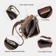 Men Vintage Genuine Leather Zip Side Convertible Straps Crossbody Bag Large Capacity Belt Bag Waist Bag Men Vintage Genuine Leather Zip Side Convertible Straps Crossbody Bag Large Capacity Belt Bag Waist Bag