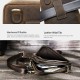 Men Vintage Genuine Leather Zip Side Convertible Straps Crossbody Bag Large Capacity Belt Bag Waist Bag Men Vintage Genuine Leather Zip Side Convertible Straps Crossbody Bag Large Capacity Belt Bag Waist Bag