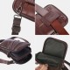 Men Double Layer Genuine Leather Waist Bag Large Capacity Vintage 6.3 Inch Phone Bag Crossbody Bags Shoulder Bag Men Double Layer Genuine Leather Waist Bag Large Capacity Vintage 6.3 Inch Phone Bag Crossbody Bags Shoulder Bag