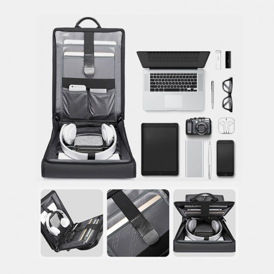 Men Waterproof Large Capacity Business 14 Inch Computer Bag Backpack Men Waterproof Large Capacity Business 14 Inch Computer Bag Backpack
