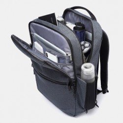 Men Large Capacity Waterproof Detachable Shoulder Strap 15.6 Inch Laptops Case Backpack Shoulder Bag Crossbody Bag
