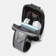 Men Oxford Letter Front Password Lock Anti-theft Design USB Charging Crossbody Bag Multi-pockets Multi-compartments Chest Bag Men Oxford Letter Front Password Lock Anti-theft Design USB Charging Crossbody Bag Multi-pockets Multi-compartments Chest Bag