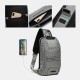 Men Oxford Letter Front Password Lock Anti-theft Design USB Charging Crossbody Bag Multi-pockets Multi-compartments Chest Bag Men Oxford Letter Front Password Lock Anti-theft Design USB Charging Crossbody Bag Multi-pockets Multi-compartments Chest Bag