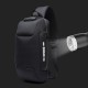 Men Oxford Password Lock Anti-theft Waterproof Reflective Design Crossbody Bag Multi-compartments USB Charging Chest Bag Men Oxford Password Lock Anti-theft Waterproof Reflective Design Crossbody Bag Multi-compartments USB Charging Chest Bag
