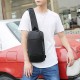 Men Oxford Password Lock Anti-theft Waterproof Reflective Design Crossbody Bag Multi-compartments USB Charging Chest Bag Men Oxford Password Lock Anti-theft Waterproof Reflective Design Crossbody Bag Multi-compartments USB Charging Chest Bag