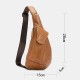 Men First Layer Cowhide Chest Bags Large Capacity 6.3 Inch Phone Bag Crossbody Bags Shoulder Bag Men First Layer Cowhide Chest Bags Large Capacity 6.3 Inch Phone Bag Crossbody Bags Shoulder Bag
