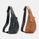 Men First Layer Cowhide Chest Bags Large Capacity 6.3 Inch Phone Bag Crossbody Bags Shoulder Bag Men First Layer Cowhide Chest Bags Large Capacity 6.3 Inch Phone Bag Crossbody Bags Shoulder Bag