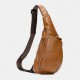 Men Genuine Leather Casual Chest Bags Anti-theft Retro 6.3 Inch Phone Bag Cowhide Crossbody Bags Men Genuine Leather Casual Chest Bags Anti-theft Retro 6.3 Inch Phone Bag Cowhide Crossbody Bags