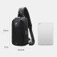 Men USB Charging Anti-theft Code Lock Chest Bag Multi-function Large Capacity Outdoor Travel Crossbody Bag Men USB Charging Anti-theft Code Lock Chest Bag Multi-function Large Capacity Outdoor Travel Crossbody Bag