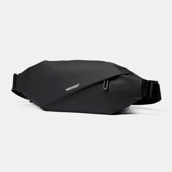 Men Oxford Anti-theft Waterproof Chest Bag Minimalist Scratch-resistant Line Design Large Capacity Waist Bag Men Oxford Anti-theft Waterproof Chest Bag Minimalist Scratch-resistant Line Design Large Capacity Waist Bag