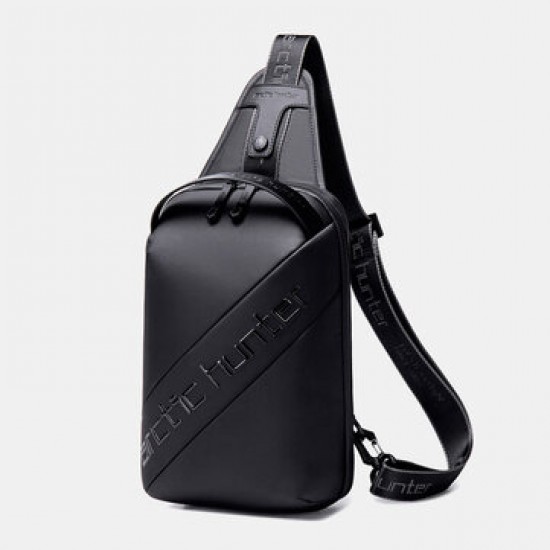 Men Dacron Waterproof Multi-pockets Curved Full Texture Reinforced Shoulder Strap Handbag Chest Bag Crossbody Bags Men Dacron Waterproof Multi-pockets Curved Full Texture Reinforced Shoulder Strap Handbag Chest Bag Crossbody Bags
