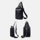 Men Dacron Waterproof Multi-pockets Curved Full Texture Reinforced Shoulder Strap Handbag Chest Bag Crossbody Bags Men Dacron Waterproof Multi-pockets Curved Full Texture Reinforced Shoulder Strap Handbag Chest Bag Crossbody Bags