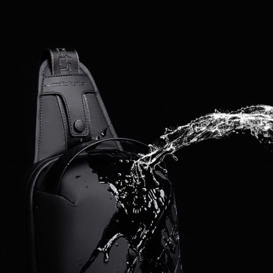 Men Dacron Waterproof Multi-pockets Curved Full Texture Reinforced Shoulder Strap Handbag Chest Bag Crossbody Bags Men Dacron Waterproof Multi-pockets Curved Full Texture Reinforced Shoulder Strap Handbag Chest Bag Crossbody Bags