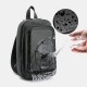 Men USB Charging Waterproof Chest Bag Casual Detachable Shoulder Strap Breathable Crossbody Bags Shoulder Bag Men USB Charging Waterproof Chest Bag Casual Detachable Shoulder Strap Breathable Crossbody Bags Shoulder Bag