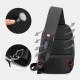 Men USB Charging Waterproof Chest Bag Casual Detachable Shoulder Strap Breathable Crossbody Bags Shoulder Bag Men USB Charging Waterproof Chest Bag Casual Detachable Shoulder Strap Breathable Crossbody Bags Shoulder Bag