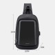 Men USB Charging Waterproof Chest Bag Casual Detachable Shoulder Strap Breathable Crossbody Bags Shoulder Bag Men USB Charging Waterproof Chest Bag Casual Detachable Shoulder Strap Breathable Crossbody Bags Shoulder Bag