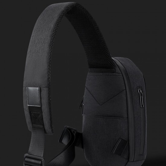 Unisex Classic 3D Rhombus Design USB Charging Chest Bag Multi-pockets Waterproof Wearable All-match Full Texture Crossbody Bags Unisex Classic 3D Rhombus Design USB Charging Chest Bag Multi-pockets Waterproof Wearable All-match Full Texture Crossbody Bags
