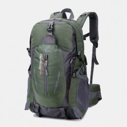 Men Large Capacity 40L Multi-pockets Anti-scratch Load-bearing Mountaineering Multifunctional Buckle Outdoors Backpack