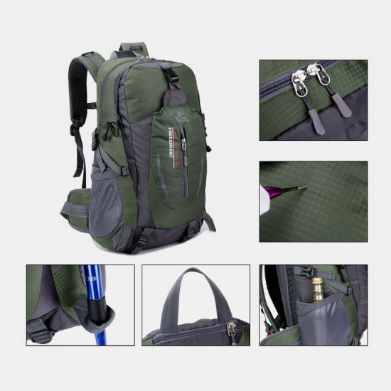 Men Large Capacity 40L Multi-pockets Anti-scratch Load-bearing Mountaineering Multifunctional Buckle Outdoors Backpack Men Large Capacity 40L Multi-pockets Anti-scratch Load-bearing Mountaineering Multifunctional Buckle Outdoors Backpack