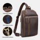 Ekphero PU Leather Multi-pocket Large Capacity Sling Bag Travel Outdoor Daypack Crossbody Chest Shoulder Bag For Men Ekphero PU Leather Multi-pocket Large Capacity Sling Bag Travel Outdoor Daypack Crossbody Chest Shoulder Bag For Men