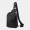 Men Rivet Decor PU Leather Chest Bag Waterproof Anti-theft Wearable Large Capacity Crossbody Bags