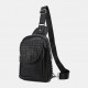 Men Rivet Decor PU Leather Chest Bag Waterproof Anti-theft Wearable Large Capacity Crossbody Bags Men Rivet Decor PU Leather Chest Bag Waterproof Anti-theft Wearable Large Capacity Crossbody Bags