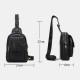 Men Rivet Decor PU Leather Chest Bag Waterproof Anti-theft Wearable Large Capacity Crossbody Bags Men Rivet Decor PU Leather Chest Bag Waterproof Anti-theft Wearable Large Capacity Crossbody Bags