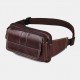 Men First Layer Cowhide Multifunction Chest Bag Large Capacity Retro 6.5 Inch Phone Bags Crossbody Bags Waist Bag Men First Layer Cowhide Multifunction Chest Bag Large Capacity Retro 6.5 Inch Phone Bags Crossbody Bags Waist Bag